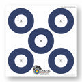 Ratel 40 cm 5-spot DBFF IFAA printed archery practice target face