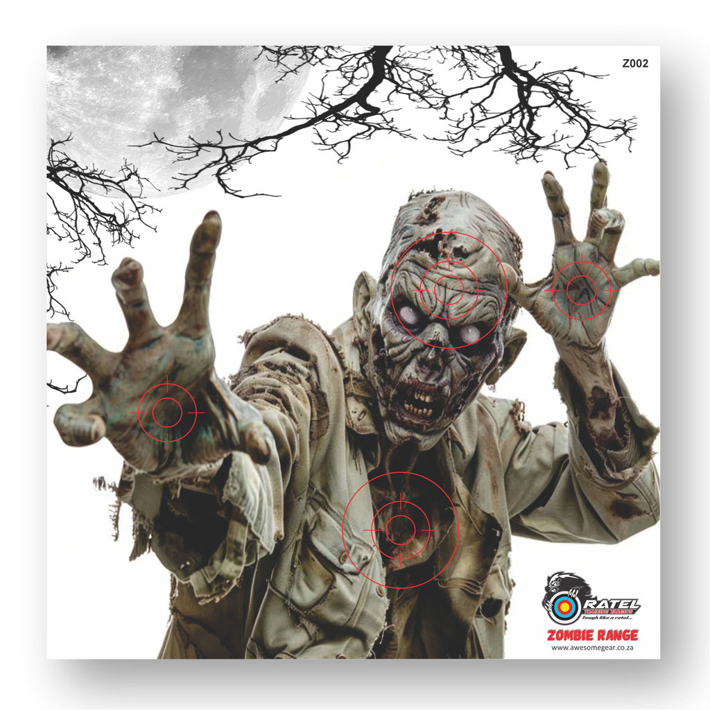 Ratel Z002 Zombie Range Target 80cm - Zombie Close Up