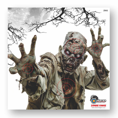 Ratel Z002 Zombie Range Target 80cm - Zombie Close Up